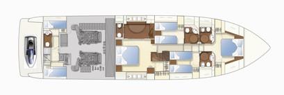 2005 FERRETTI YACHTS 731 